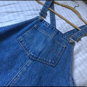 Topshop denim overall